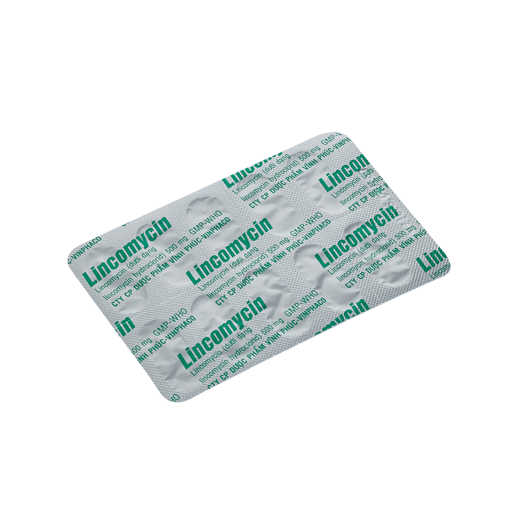 LINCOMYCIN Hộp 20 vỉ x 10 viên nang cứng VINPHACO
