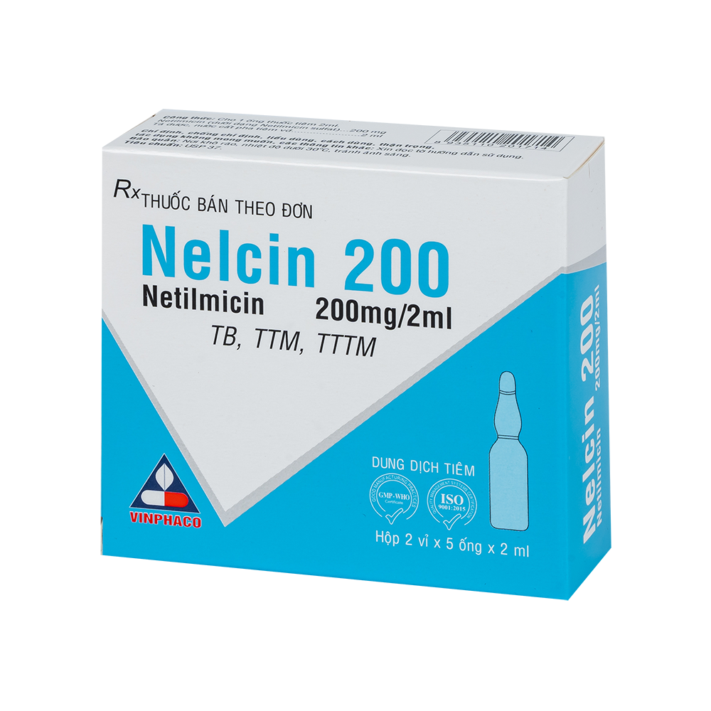 NELCIN 200 Hộp 2 vỉ x 5 ống  VINPHACO