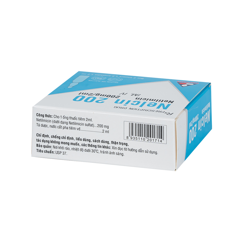NELCIN 200 Hộp 2 vỉ x 5 ống  VINPHACO