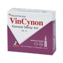 Vincynon (Etamsylat 500mg/4ml) Hộp 2 vỉ x 5 ống VINPHACO