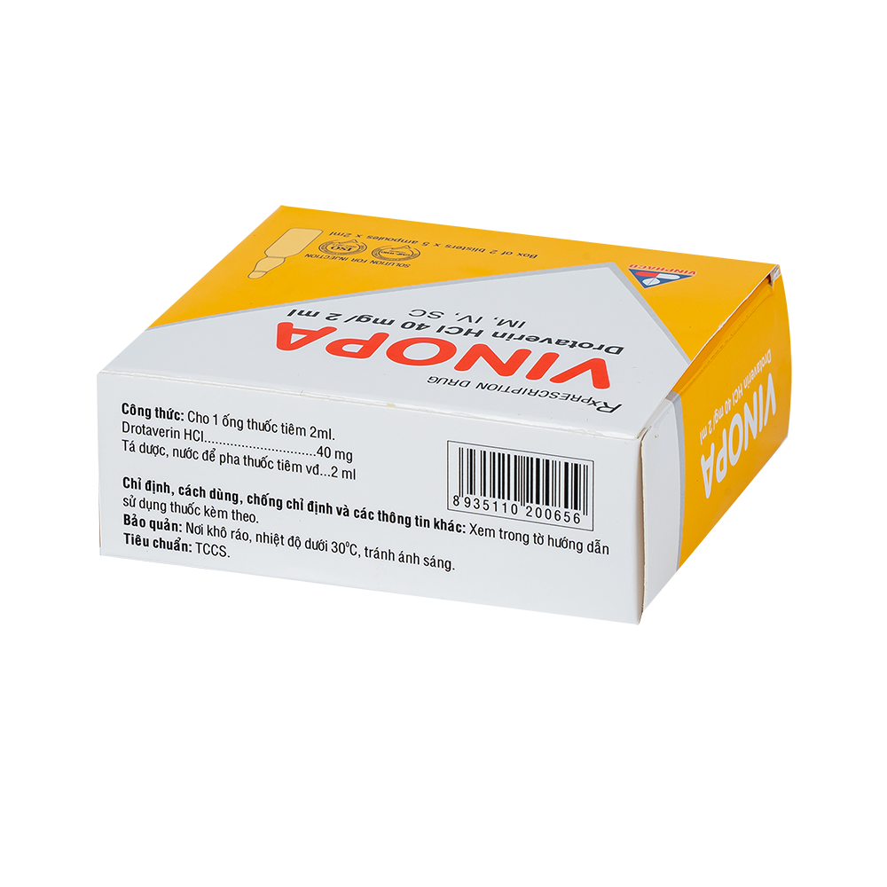 VINOPA Hộp 2 vỉ x 5 ống  VINPHACO