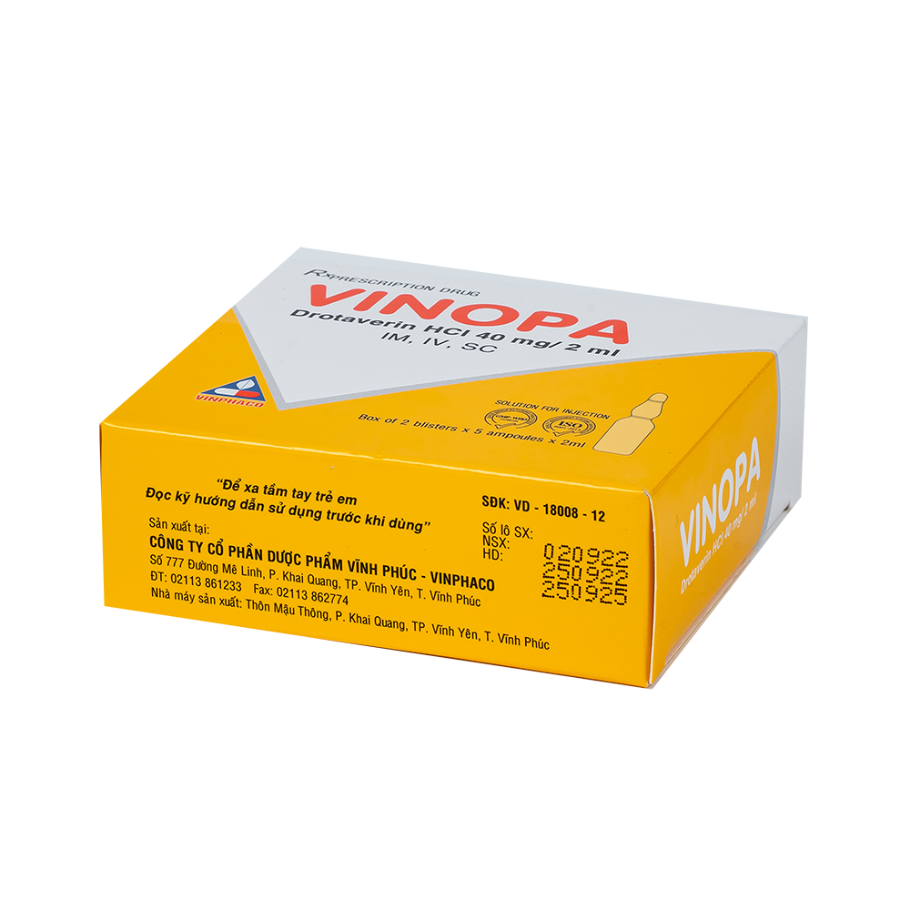VINOPA Hộp 2 vỉ x 5 ống  VINPHACO