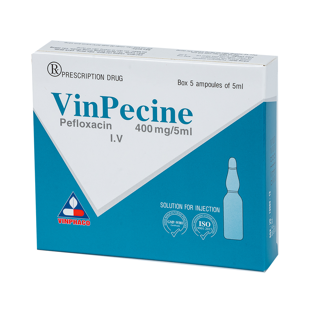 VINPECINE Hộp 1 vỉ x 5 ống  VINPHACO