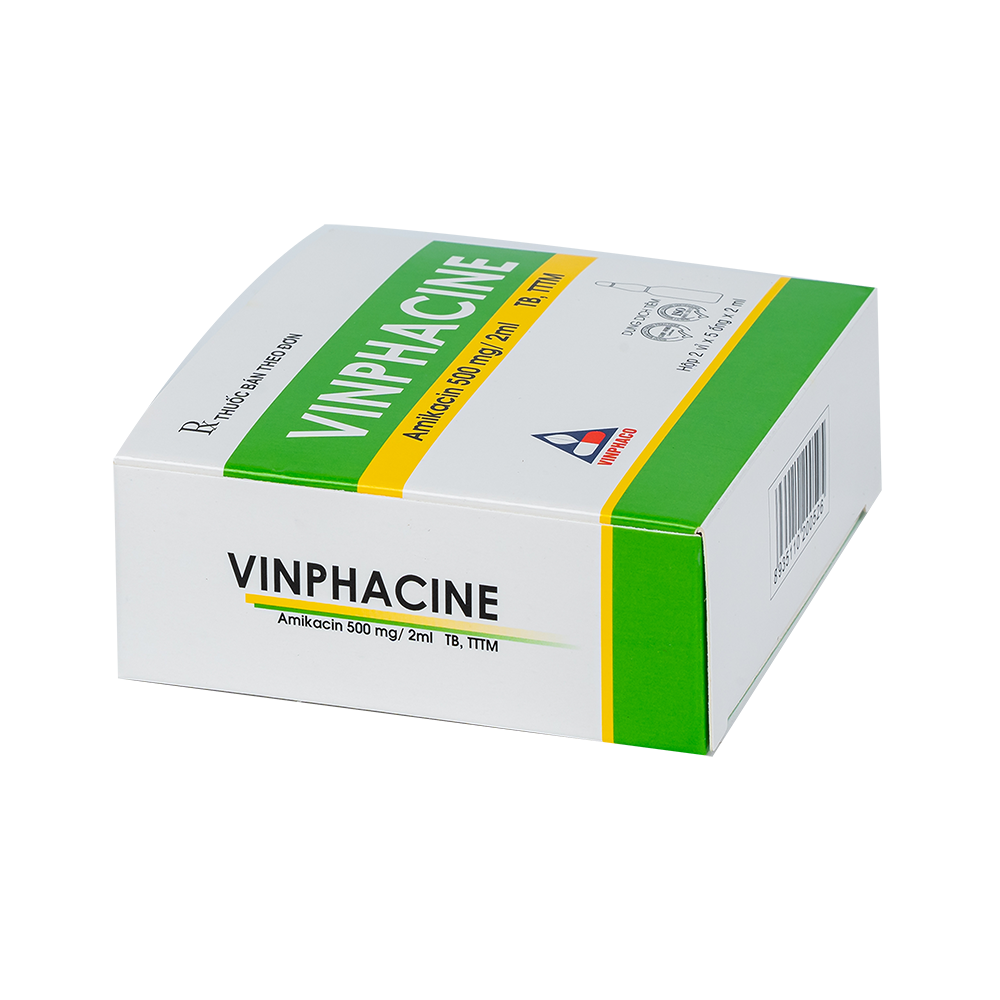 VINPHACINE Hộp 2 vỉ x 5 ống  VINPHACO