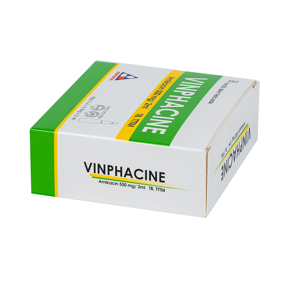 VINPHACINE Hộp 2 vỉ x 5 ống  VINPHACO