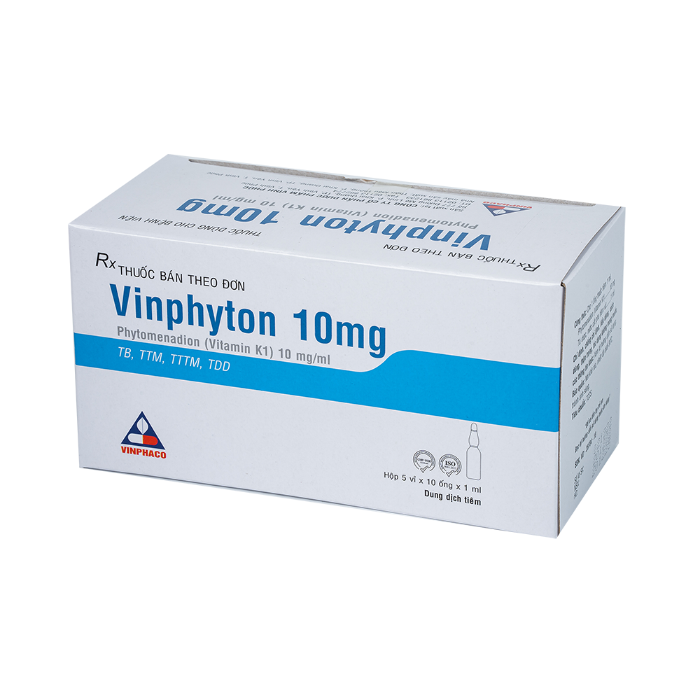 VINPHYTON 10MG Hộp 5 vỉ x 10 ống  VINPHACO