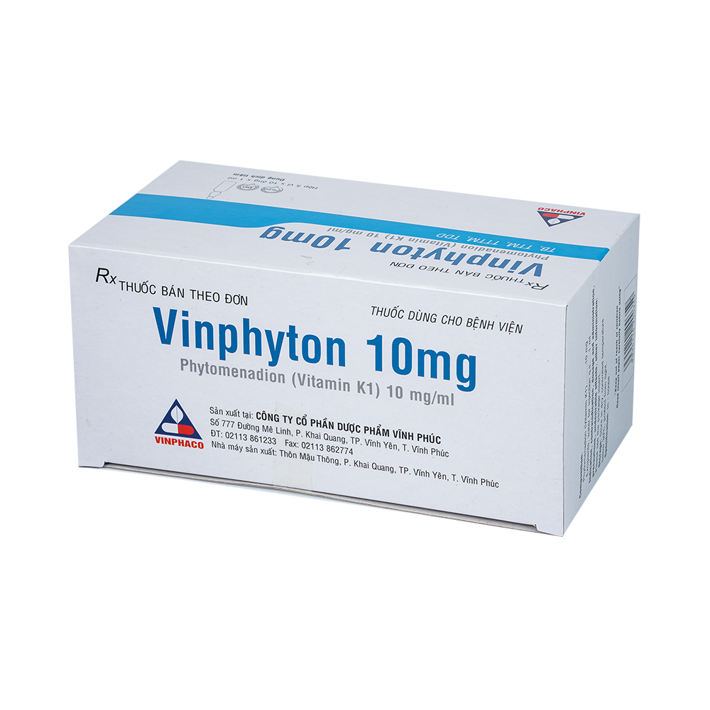 VINPHYTON 10MG Hộp 5 vỉ x 10 ống  VINPHACO