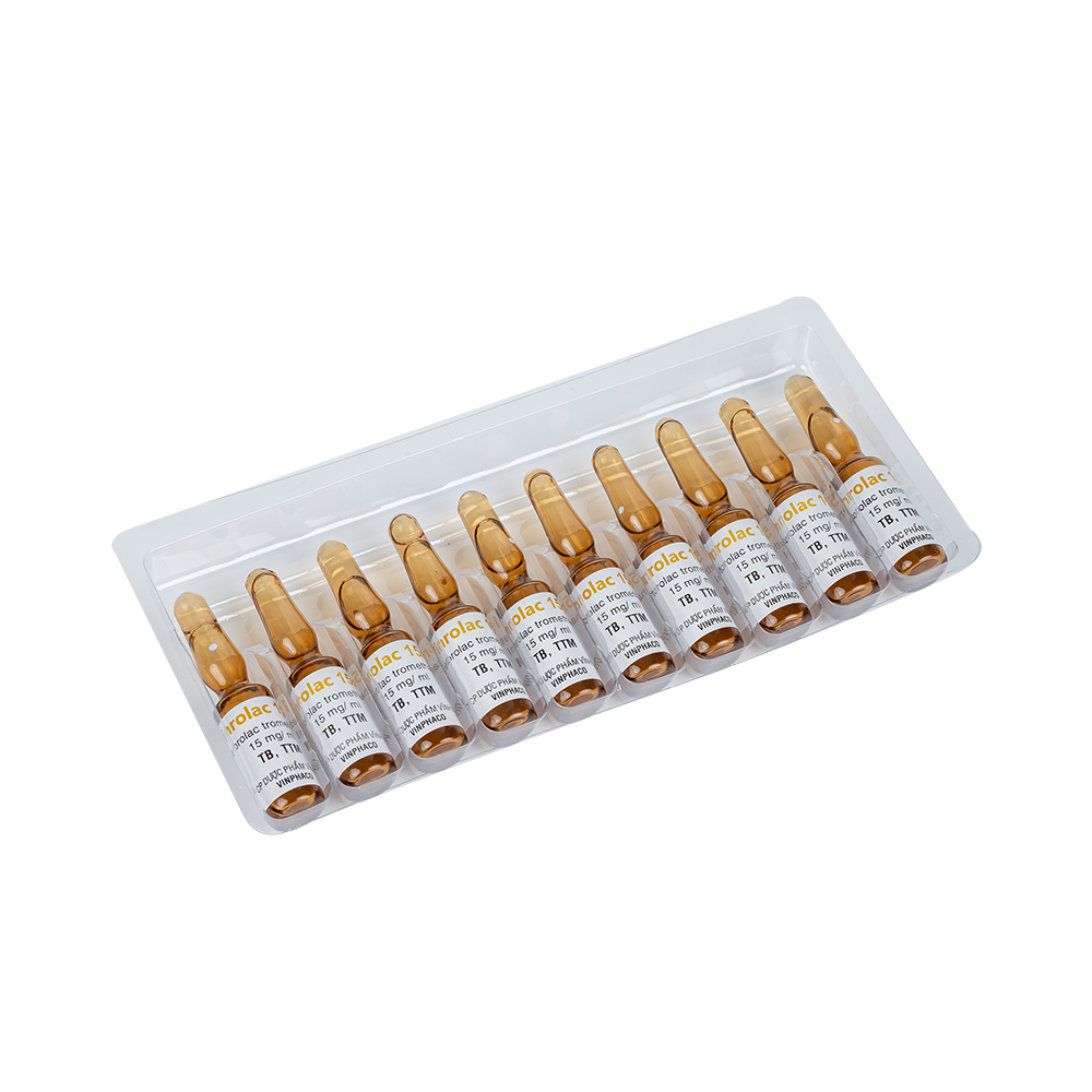 VINROLAC 15MG Hộp 2 vỉ x 10 ống  VINPHACO