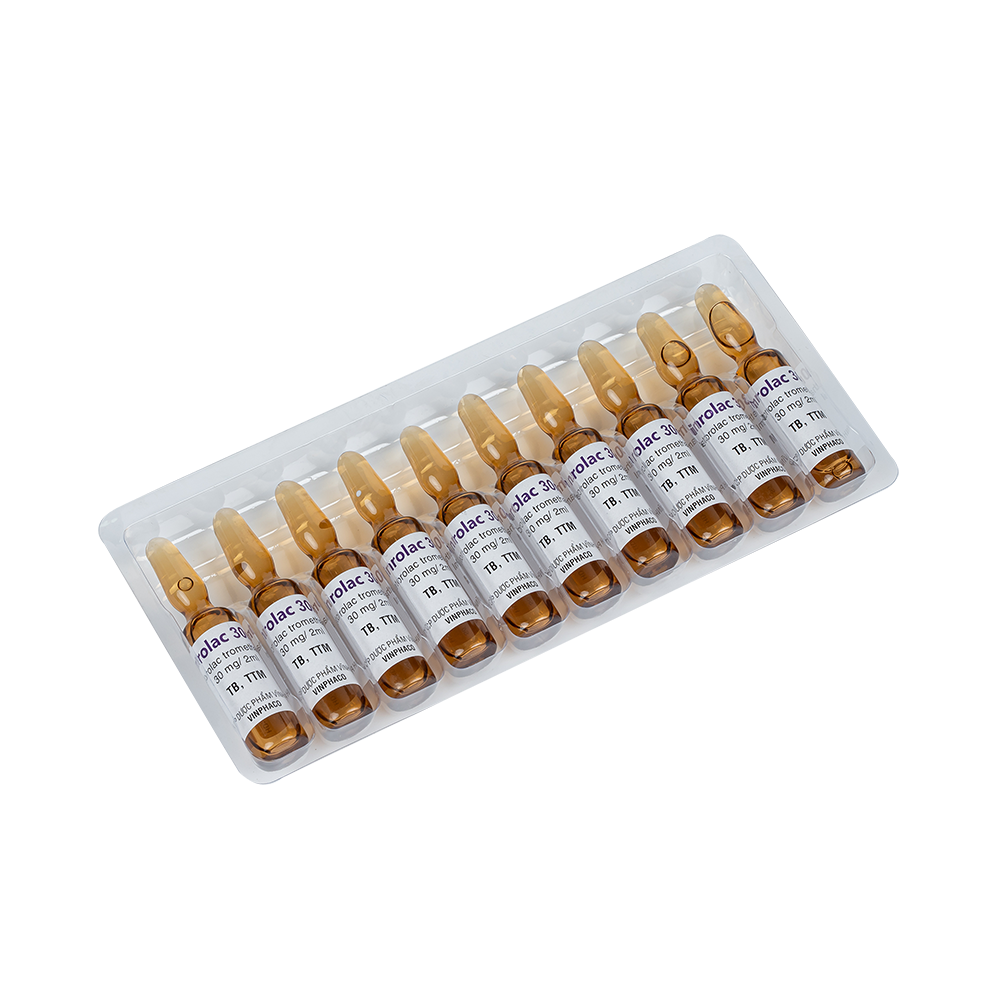 VINROLAC 30MG Hộp 1 vỉ x 10 ống  VINPHACO