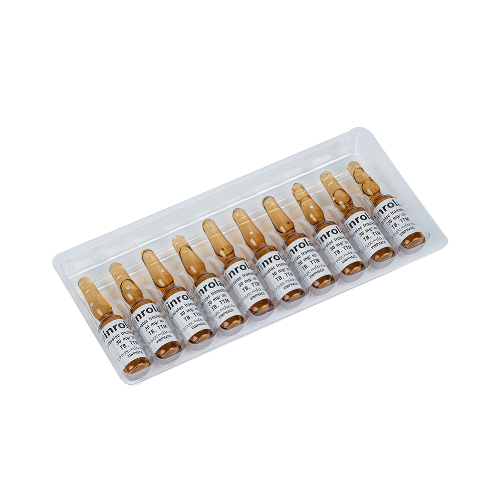 VINROLAC Hộp 1 vỉ x 10 ống  VINPHACO