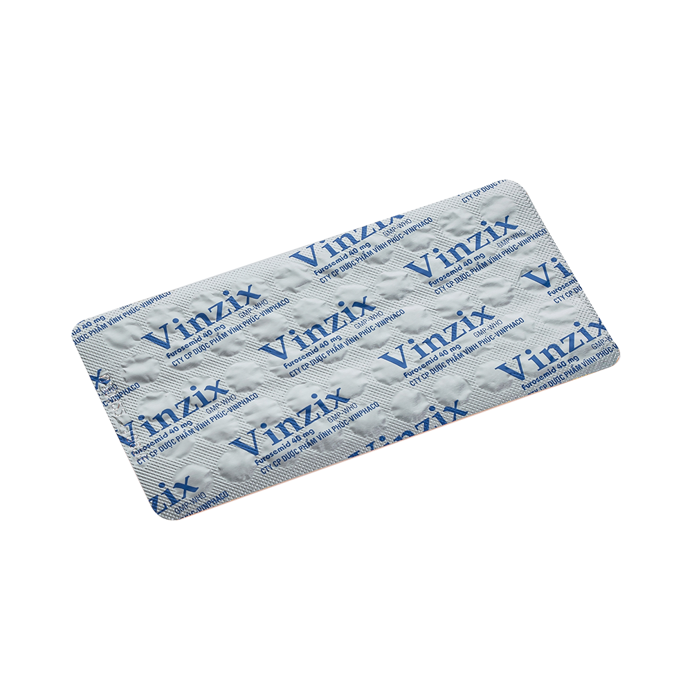 VINZIX Hộp 5 vỉ x 50 viên nén VINPHACO