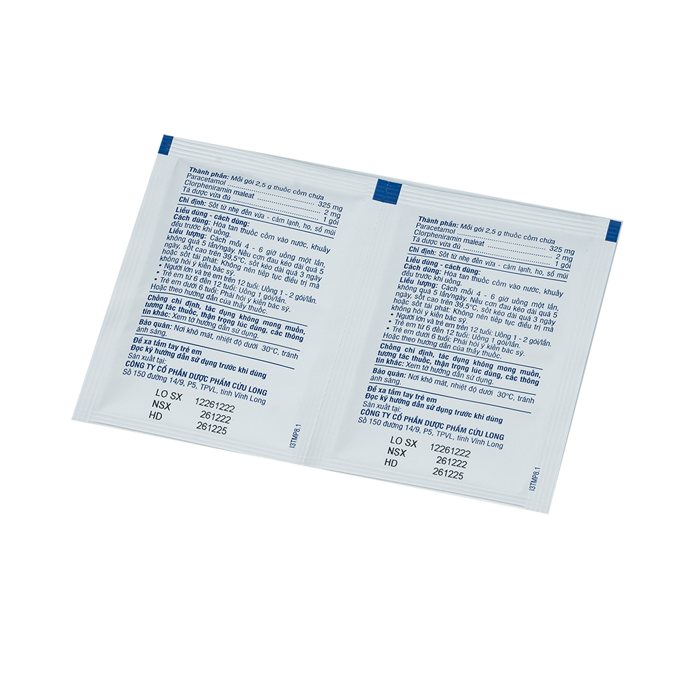 PABEMIN 325 Hộp 30 gói x 2,5g Dược Cửu Long