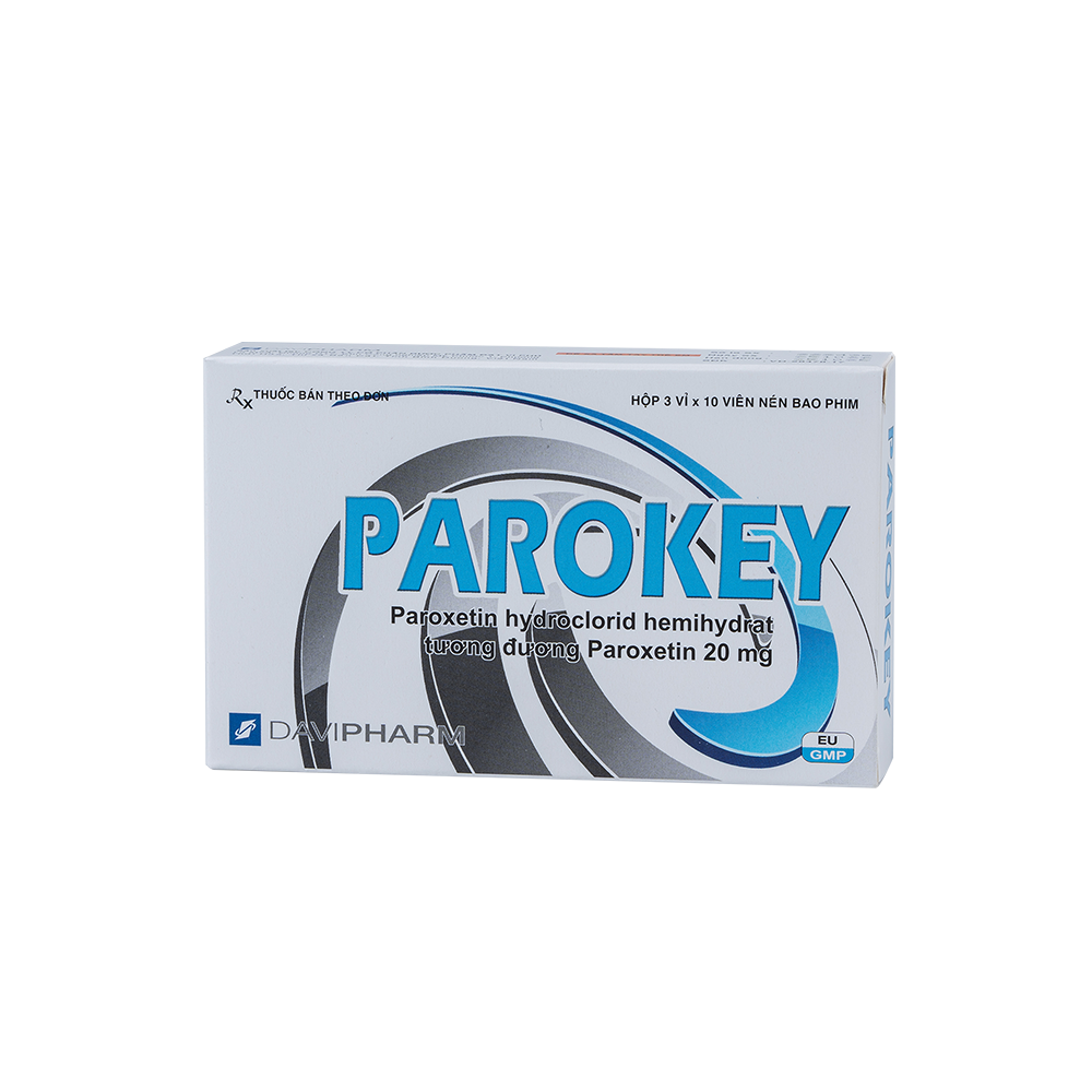 PAROKEY Hộp 30 Viên Davipharm