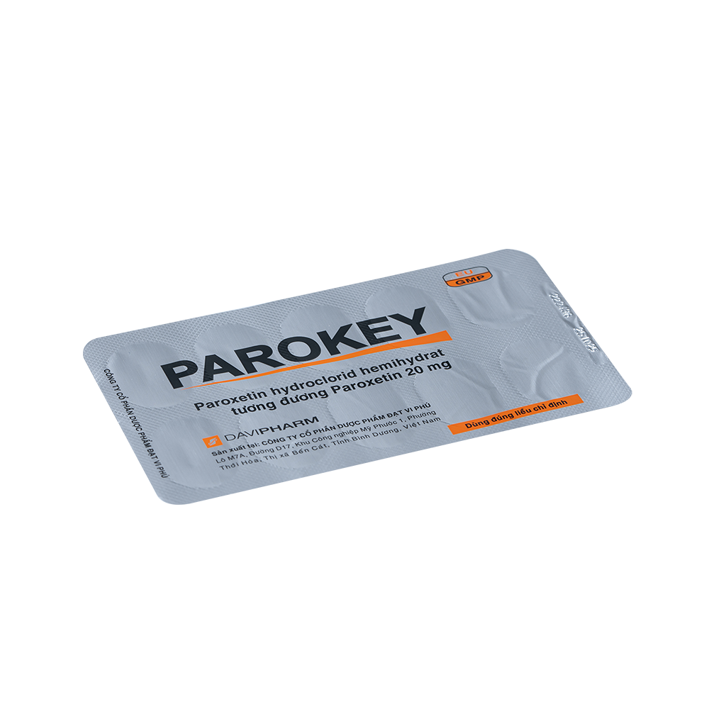 PAROKEY Hộp 30 Viên Davipharm
