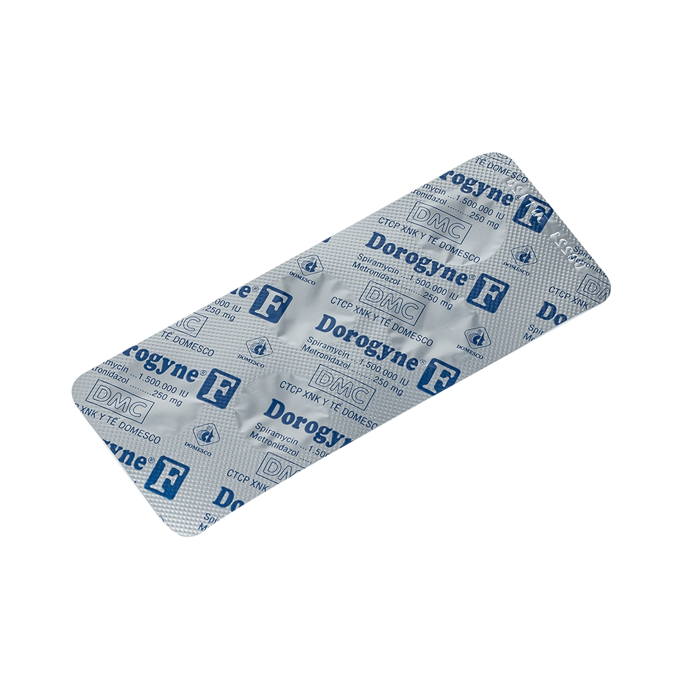 Dorogyne F Hộp 2 vỉ x 5 viên Domesco