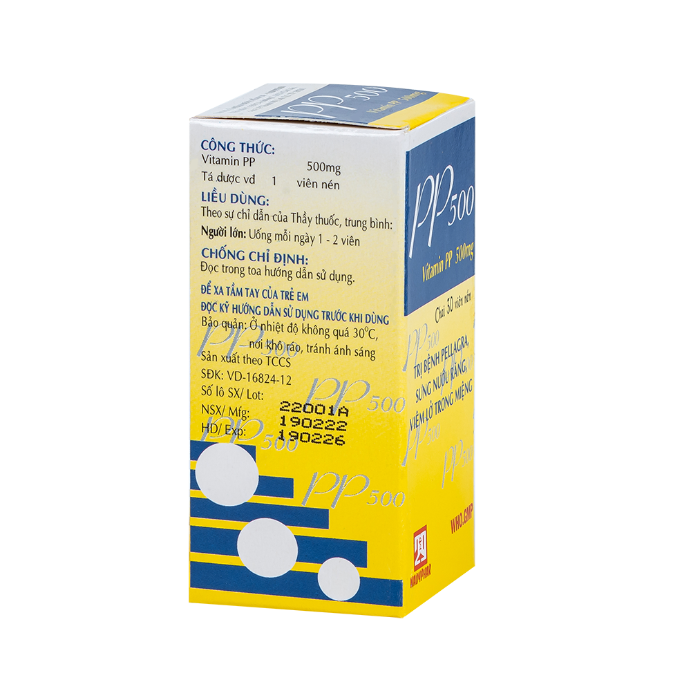 PP 500 Chai 30 viên