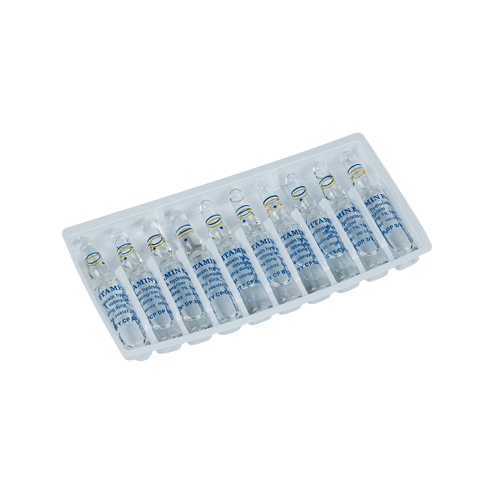VITAMIN B6 100 Hộp 10 vỉ x 10 ống 2ml F.T.PHARMA
