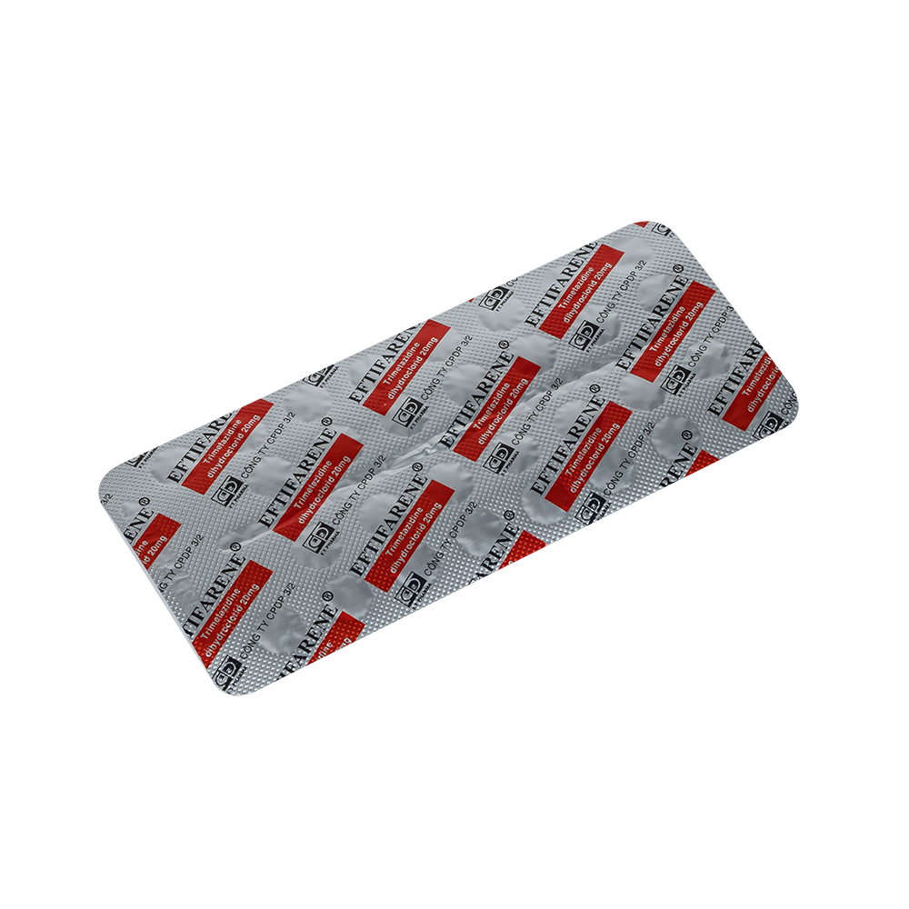 EFTIFARENE 20mg Hộp 2 vỉ x 30 viên F.T.PHARMA