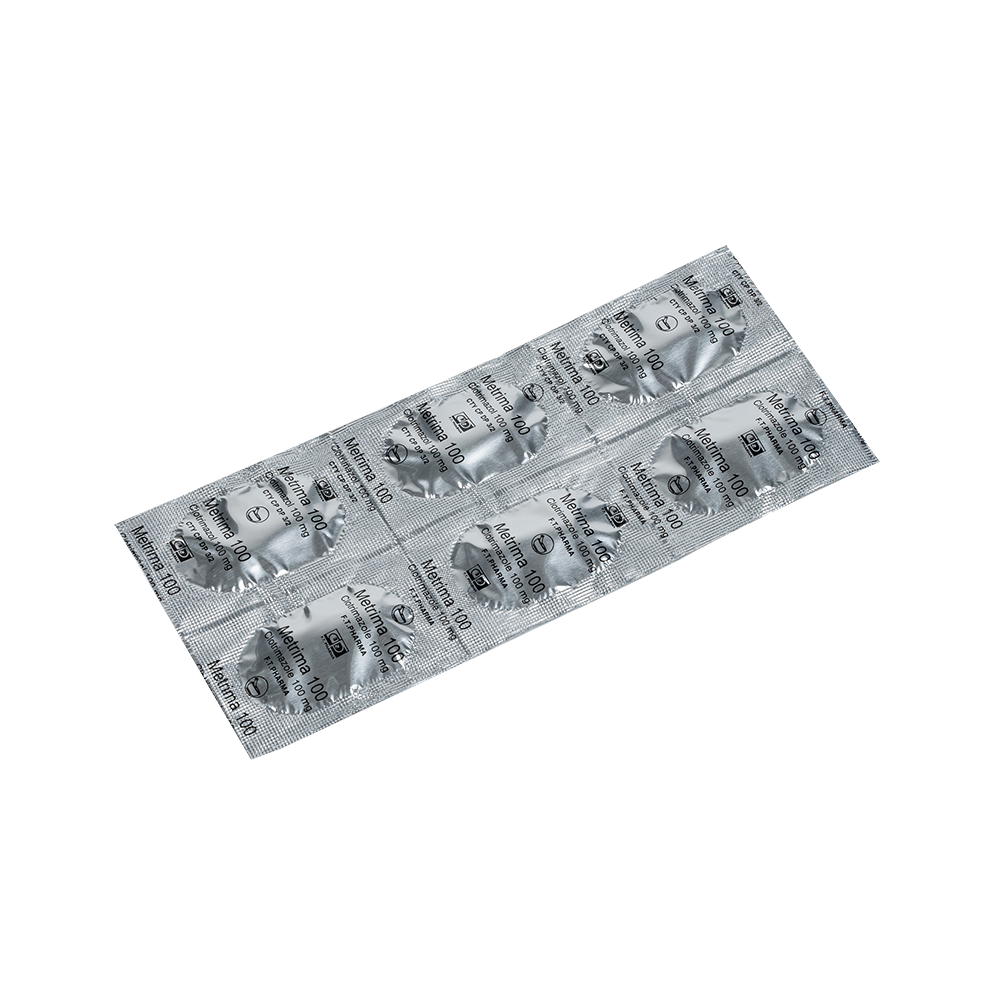 METRIMA 100mg Hộp 1 vỉ x 6 viên F.T.PHARMA