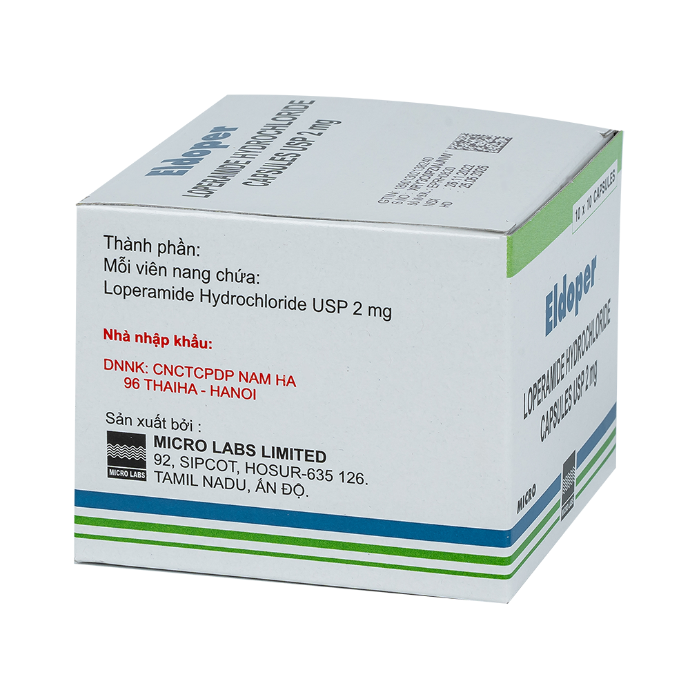 Eldoper (Thùng x 150 hộp x 10 vỉ x 10 viên)