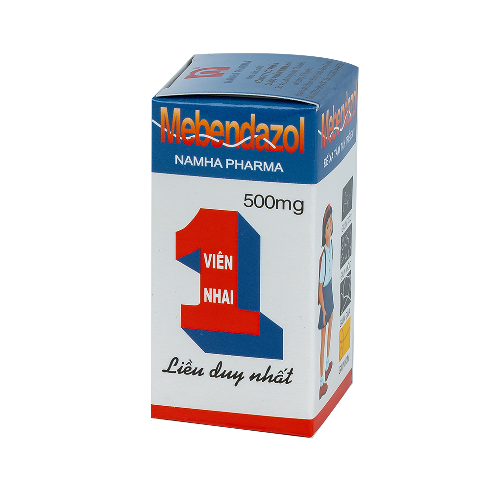 Mebendazol 500mg (Giun núi)