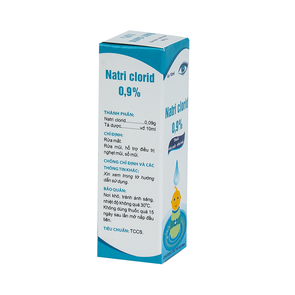 Natri Clorid 0,9% Hộp 1 lọ 10ml