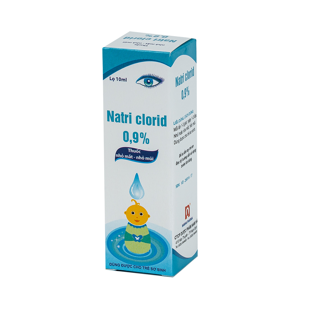 Natri Clorid 0,9% Hộp 1 lọ 10ml