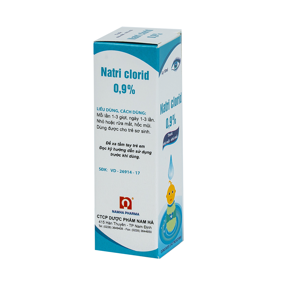 Natri Clorid 0,9% Hộp 1 lọ 10ml