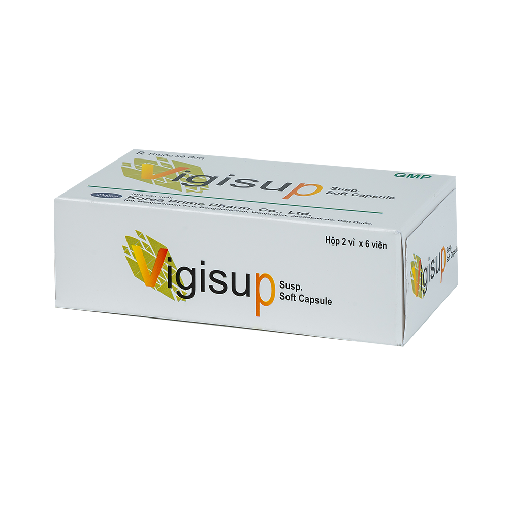 Vigisup Susp. Soft Capsule (Kiện x 200 hộp x 2 vỉ x 6 viên)