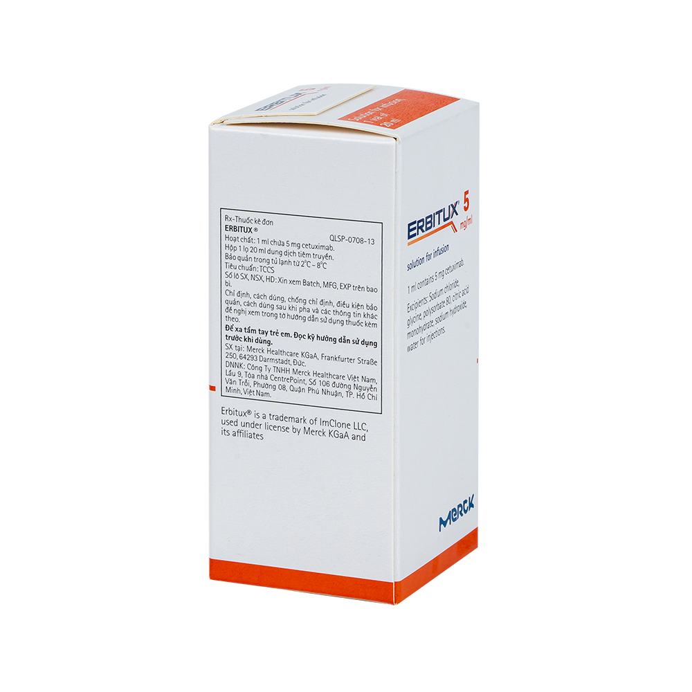 ERBITUX 5MG/ML 20ML Hộp Merck