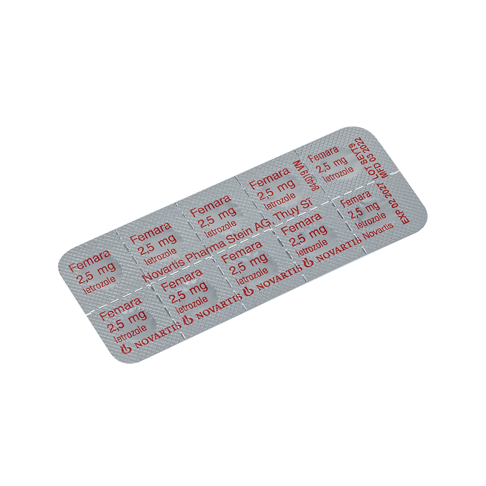 FEMARA 2.5MG 3X10 30 Viên/ hộp Novartis