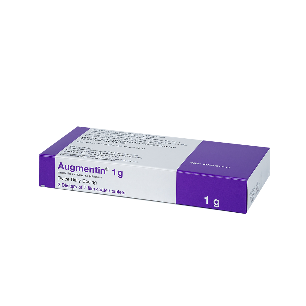 AUGMENTIN 1G H/14V GSK