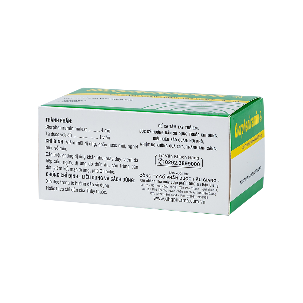 Clorpheniramin 4 v/20 h/200 t/27000