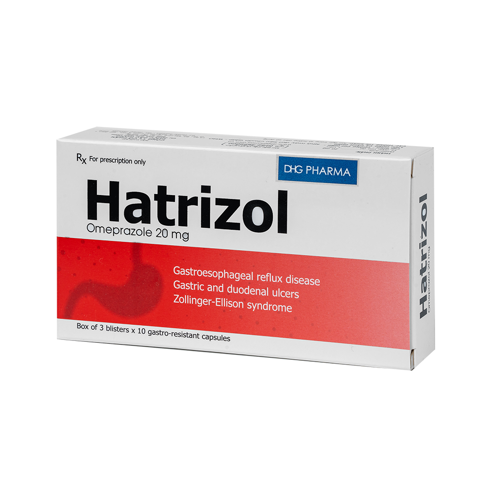 Hatrizol Hộp 3 vỉ x 10 viên DHG