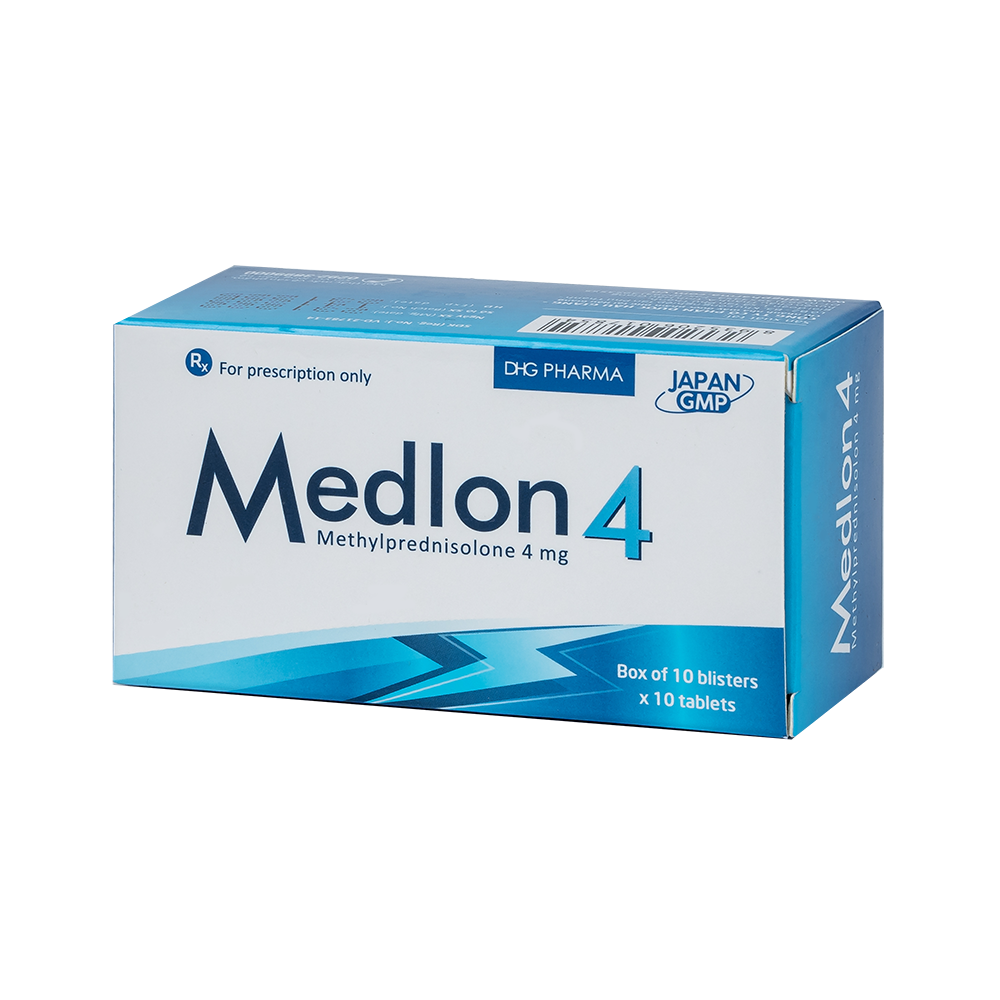 Medlon 4 Hộp 10 Vỉ x 10 Viên DHG
