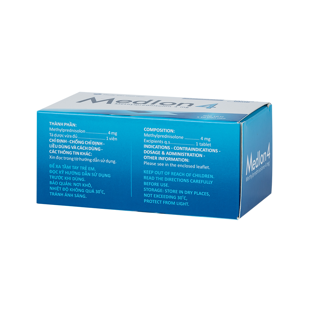 Medlon 4 Hộp 10 Vỉ x 10 Viên DHG