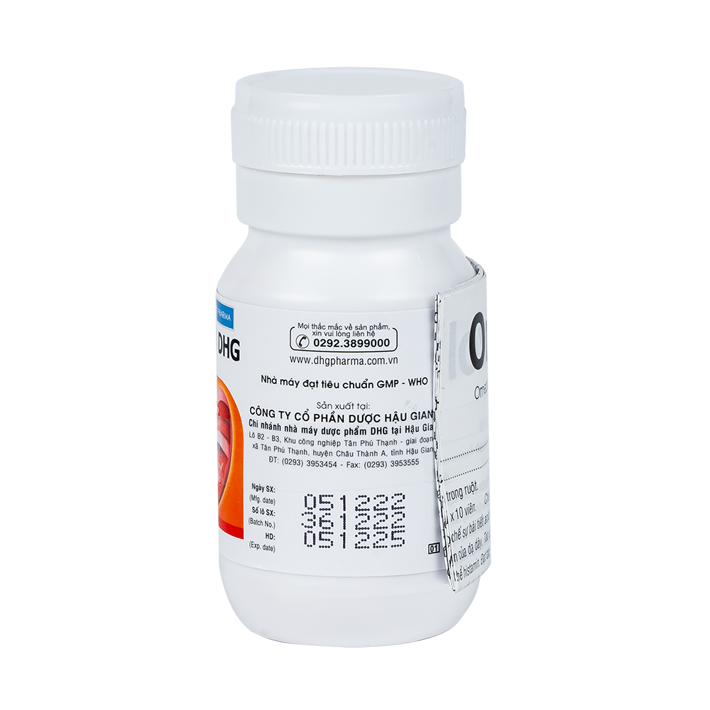 Omeprazol DHG ch/100 t/18000