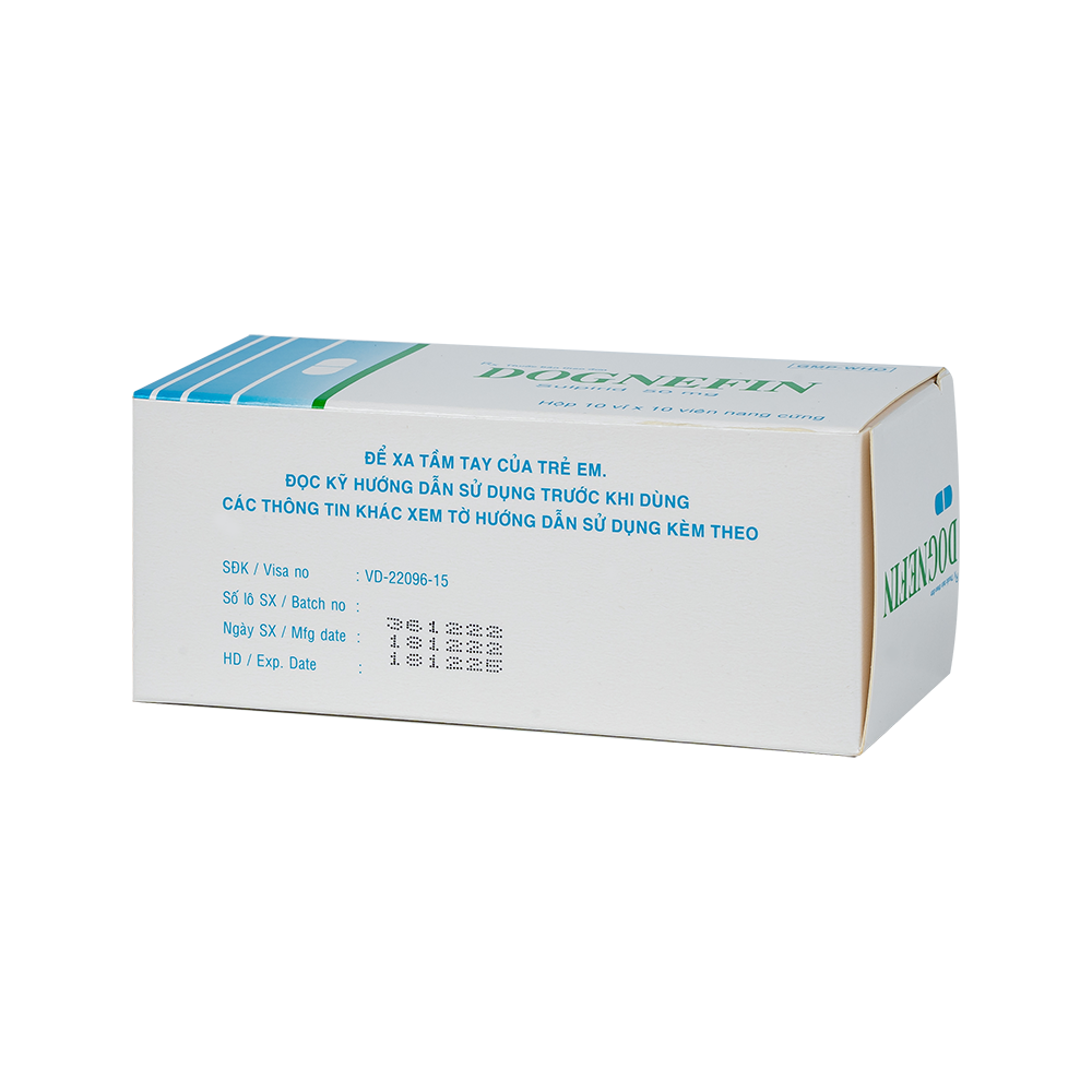Dognefin Hộp 10 vỉ x 10 viên