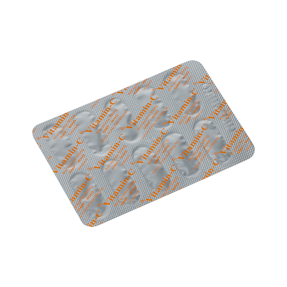 Vitamin C 500mg Hộp 10 vỉ x 10 viên nang