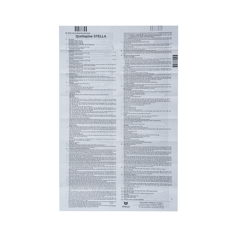 Quetiapin Stella 200mg