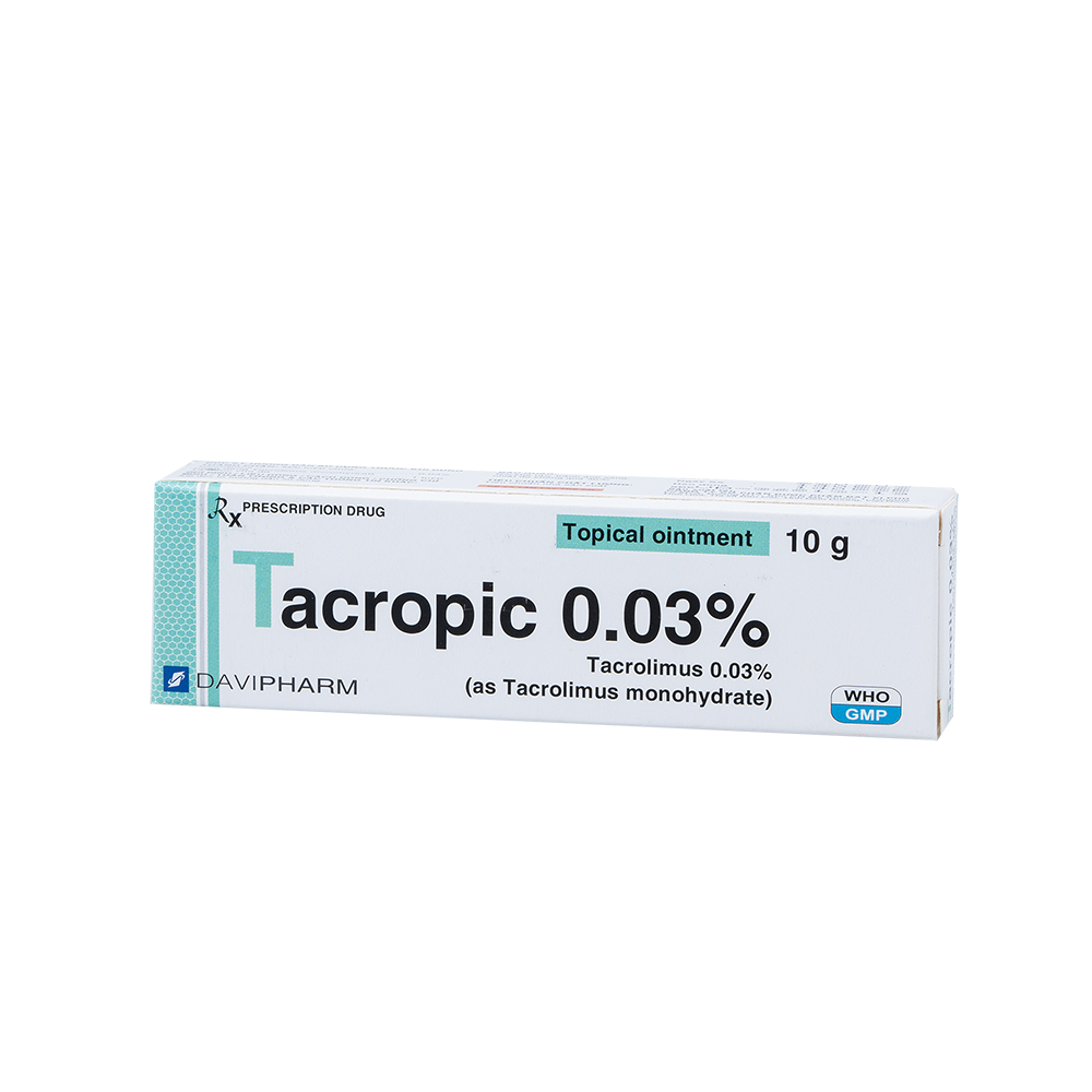 TACROPIC 0,03% Hộp 1 Tuýp Davipharm