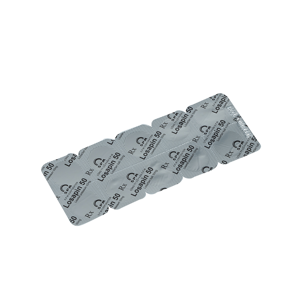 Losapin 50 Hộp 3 vỉ x 10 viên SPM