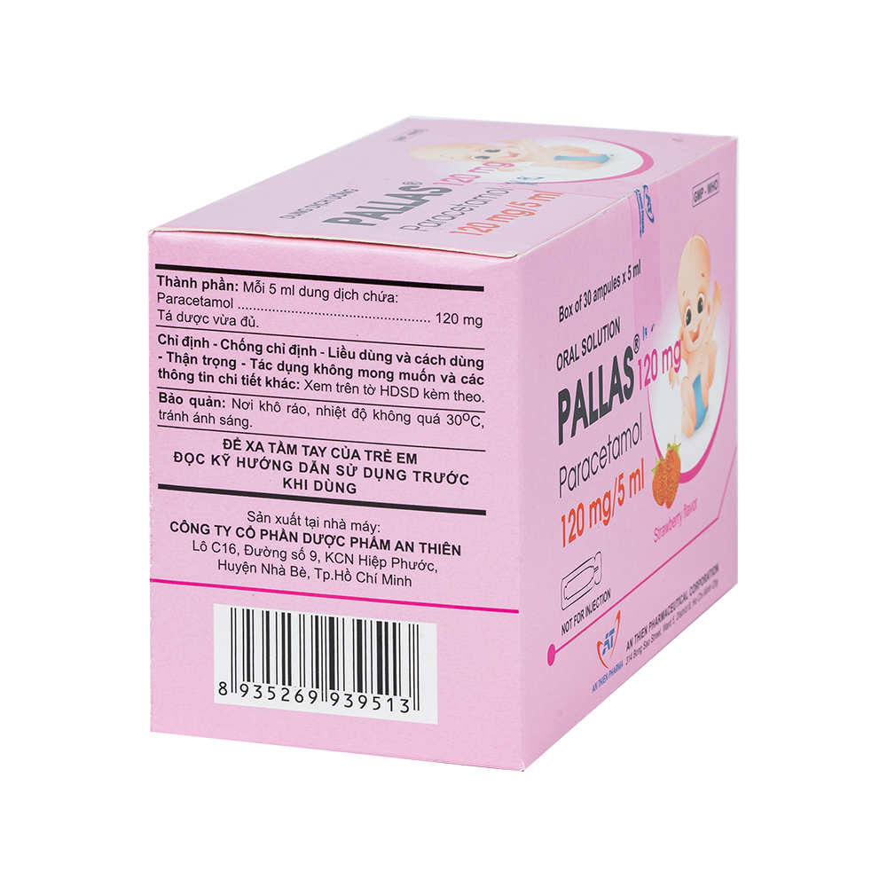 PALLAS 120mg Hộp 30 ống x 5 ml