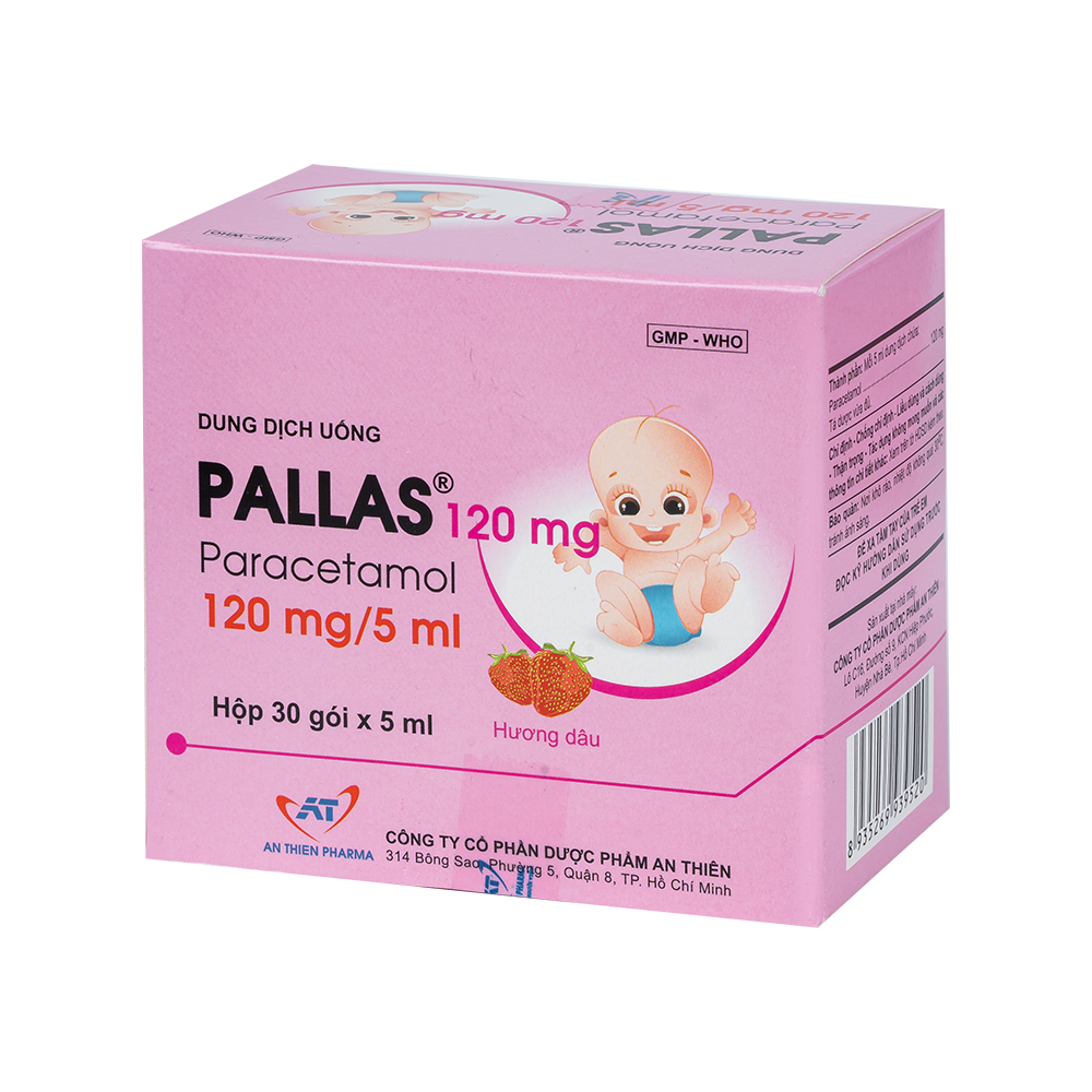 PALLAS 120mg Hộp 30 gói x 5 ml