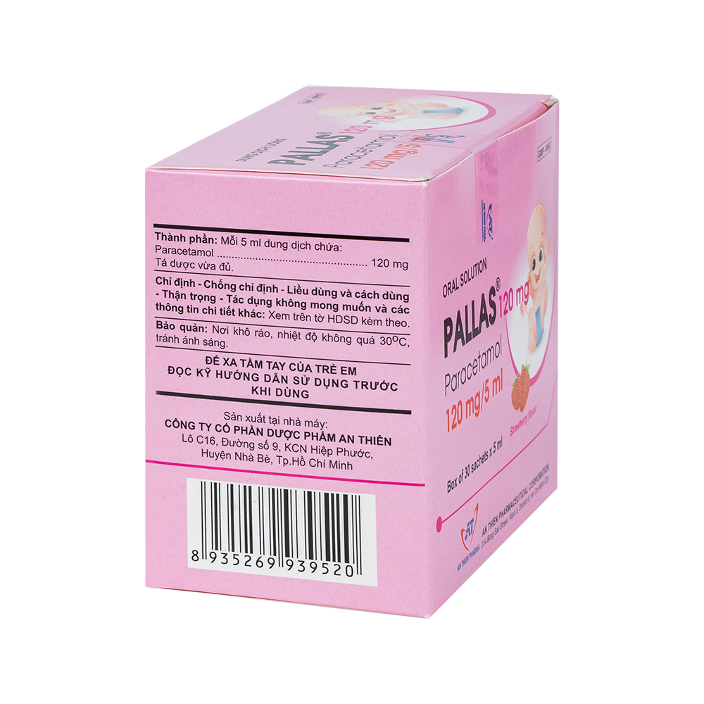 PALLAS 120mg Hộp 30 gói x 5 ml