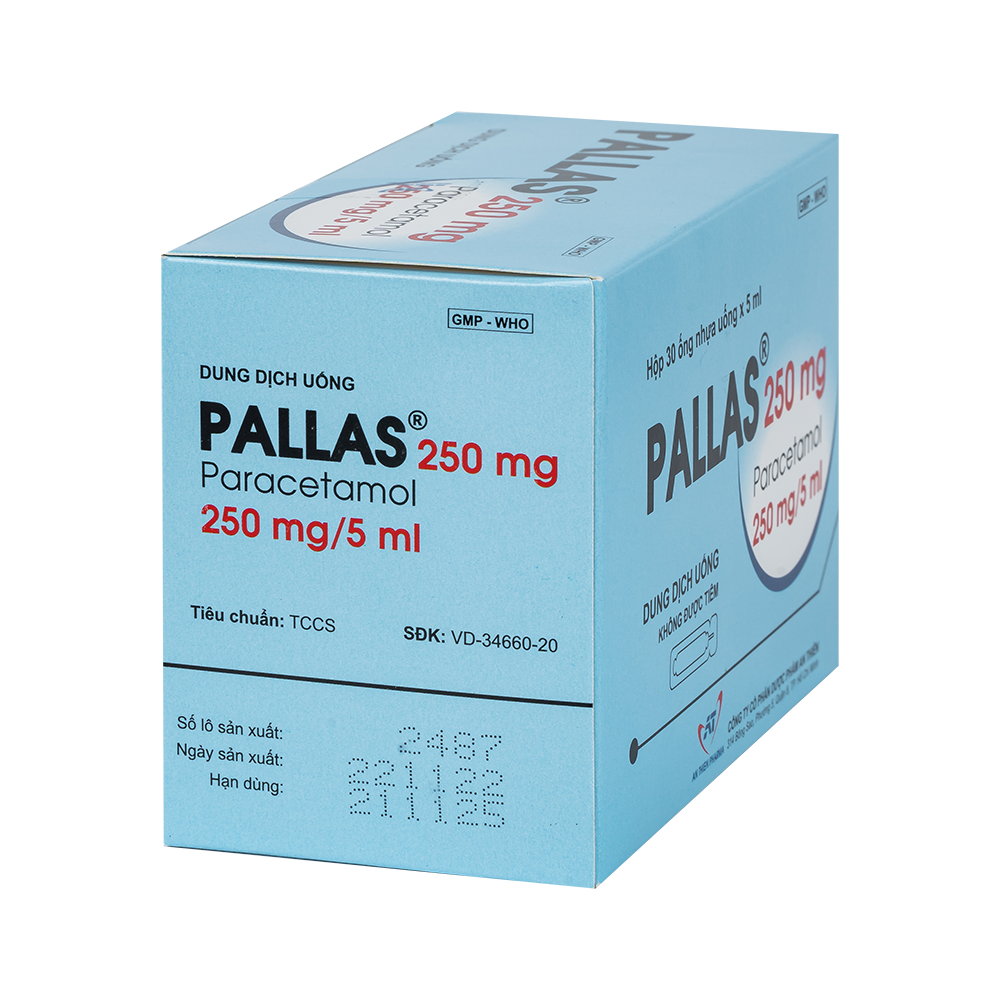 PALLAS 250 mg Hộp 30 ống x 5 ml