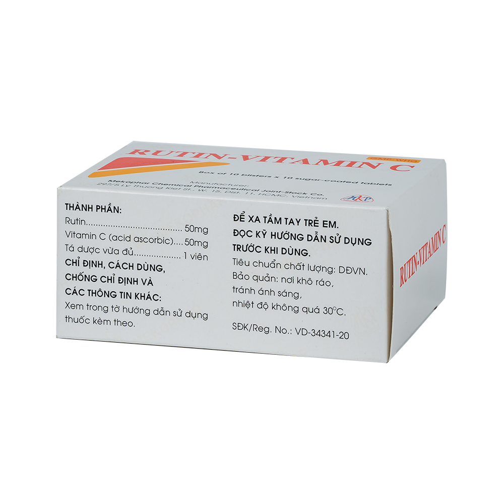 RUTIN -VITAMIN C (H/100VBĐ)