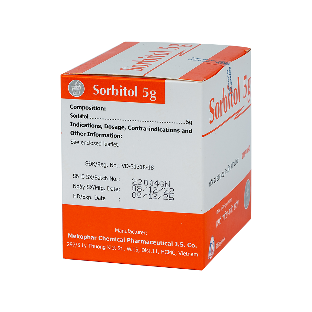 SORBITOL 5G(H/20gói)