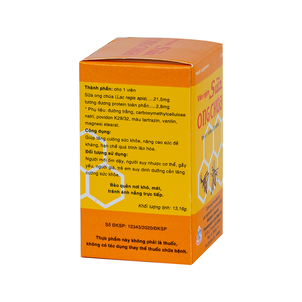 Sữa Ong Chúa (C/20Vngậm)