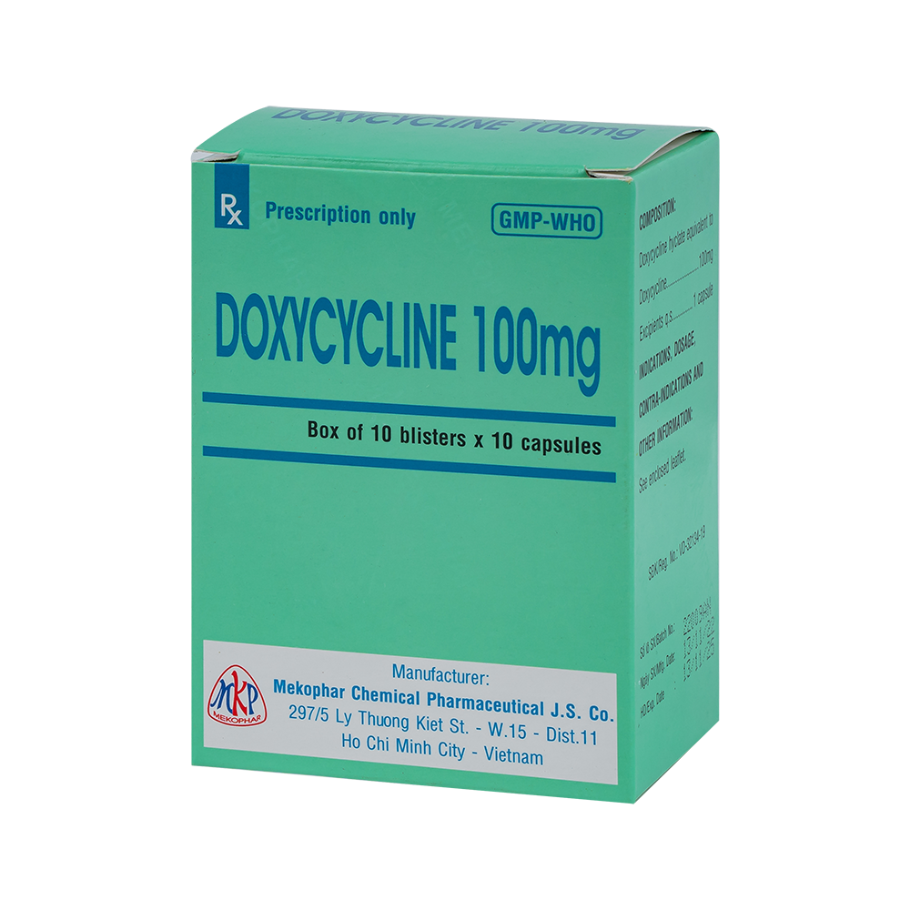DOXYCYCLINE 100mg (H/100VNA)